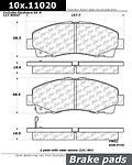 Centric parts 105.11020 front super premium ceramic pads