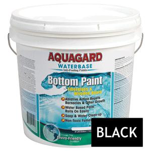 Brand new - aquagard waterbased anti-fouling bottom paint - 2gal - black - 10201