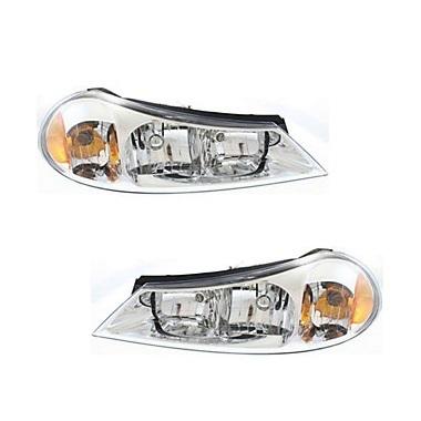 New headlight headlamp assembly pair set driver+passenger side left+right w/bulb