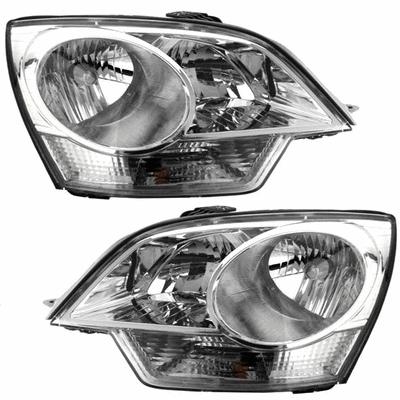 08-09 vue headlight headlamp assembly pair set driver passenger side left+right