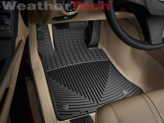 Weathertech® all-weather floor mats - mercedes glk-class - 2009-2014 - black