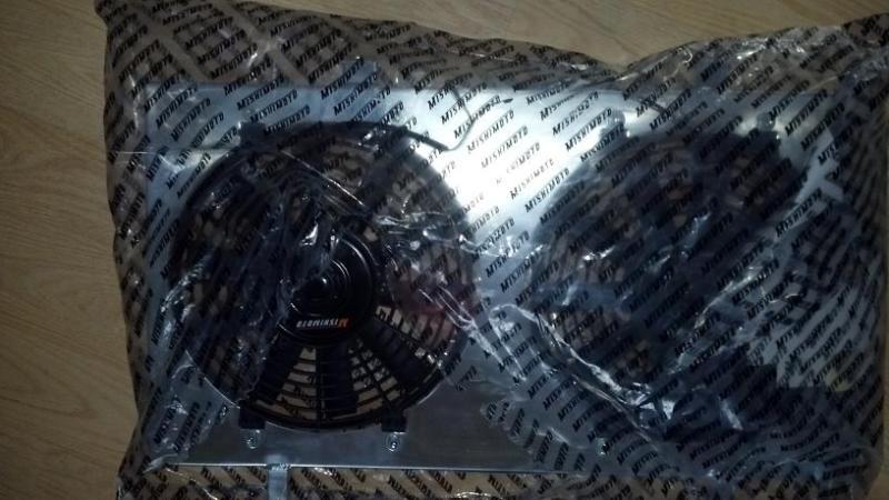 Mishimoto aluminum fan shroud kit with dual 240sx ka brand new 1989-1994 nissan 