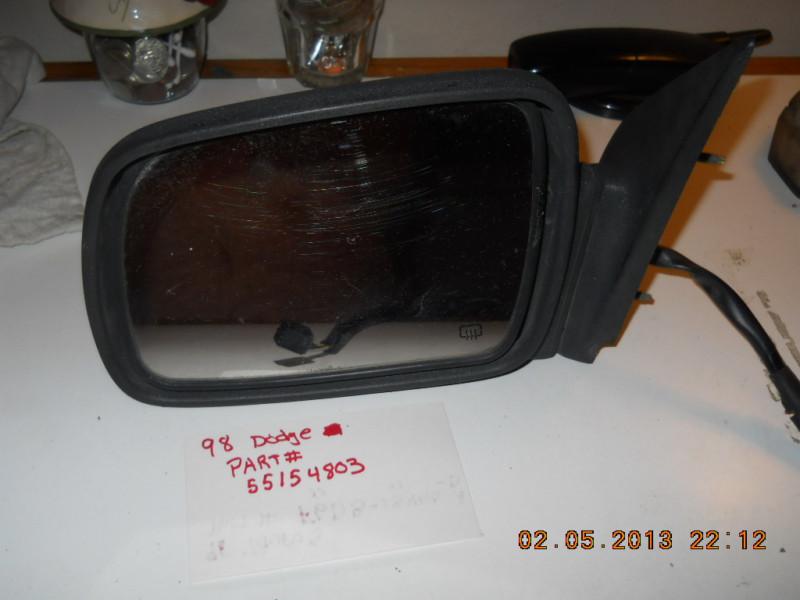 96 97 98 jeep grand cherokee laredo lh driver side mirror power heat 55154803