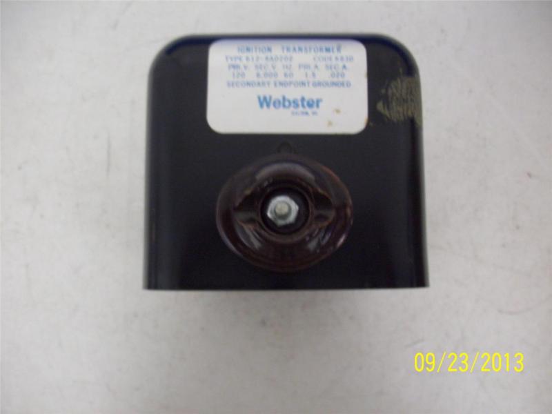 Webster 612-6a0202 ignition transformer 6126a0202