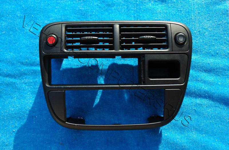 1996 1997 1998 honda civic radio climate control air vent dash bezel