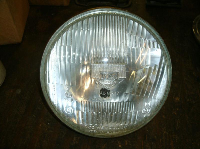 Lucas 7" headlight headlamp, triumph, bsa, norton