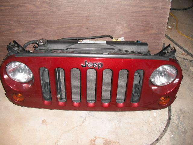 Jeep wrangler grill radiator assy