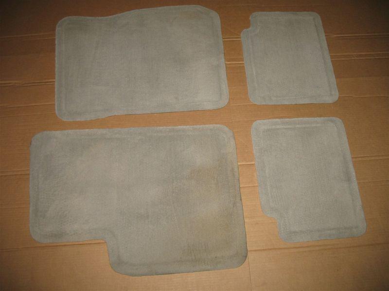 06 07 08 09 10 11 cadillac dts floor mats mat set gray 2006 2007 2008 