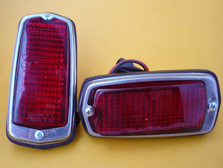 Datsun 510 120y 280z 240z 260z s30 b210 red marker lamps lh/rh