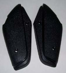 New mopar black bucket seat hinge covers 1968-69 b-body 1967-69 a-body