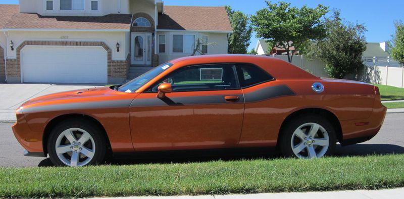 2011-2012 dodge challenger sides stripes with pins