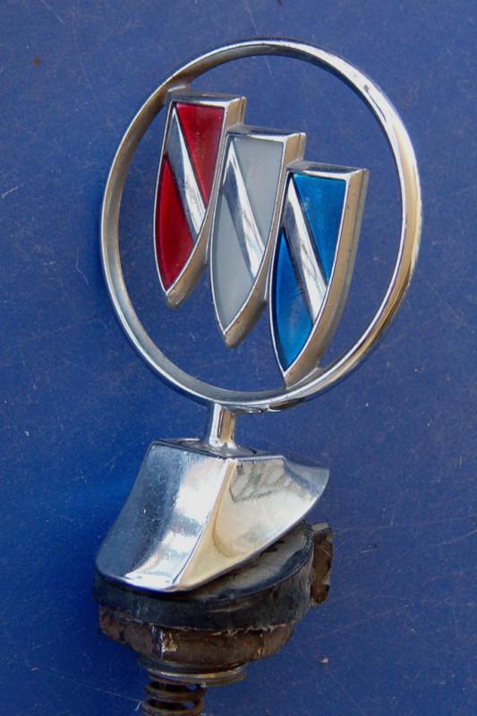 Buick hood ornament w/base gm oem emblem 92 90s century badge bonnet 93 94 95