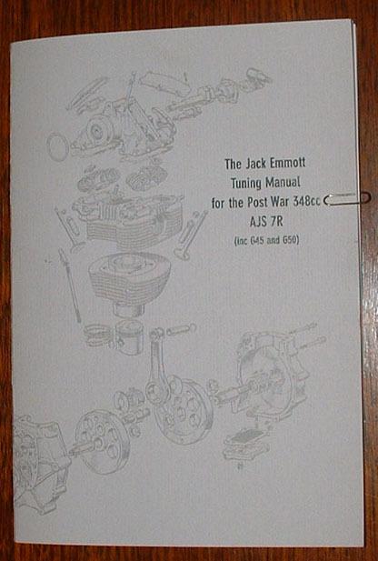 The jack emmott ajs 7r tuning manual including g45 and g50 vintage antique