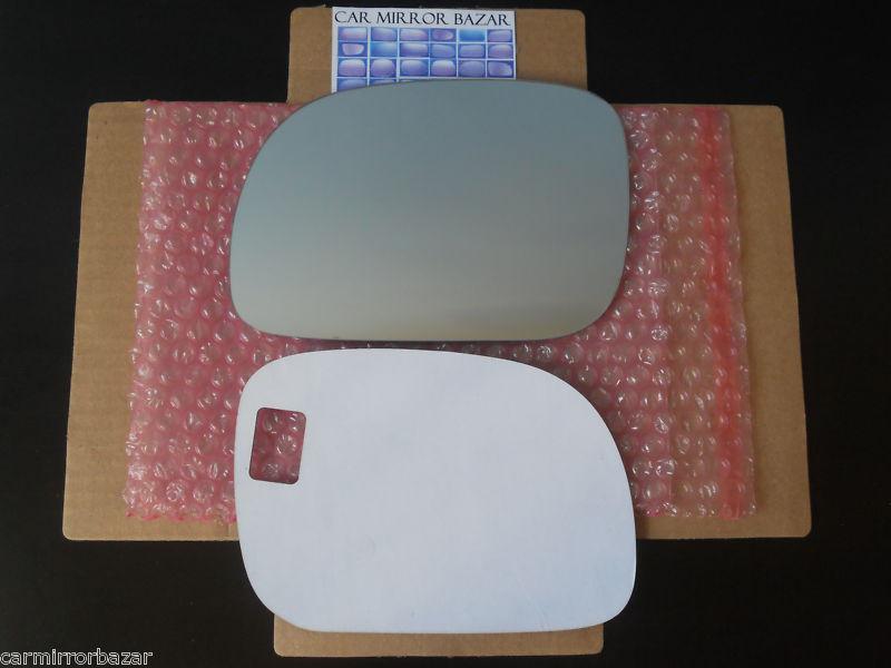 96-07 dodge chrysler plymouth mirror glass driver side lh + adhesive pad - 510lf