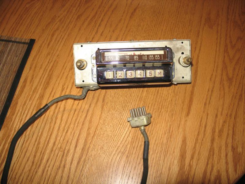 Vintage motorola control head am radio