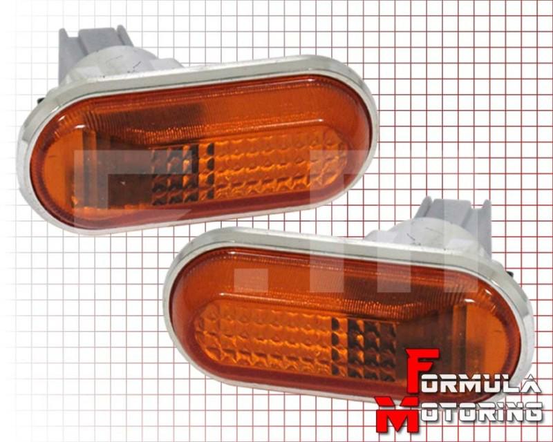 Amber jdm type left right fender side marker lights+wiring civic 92-95 eg ej ej1