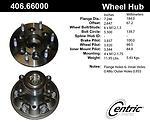 Centric parts 406.66000 front hub assembly