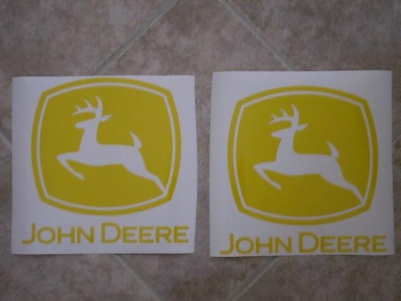 John deere tractors  yellow decals