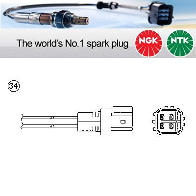 1x ngk ntk oxygen o2 lambda sensor oza669-ee8 oza669ee8 (7953)