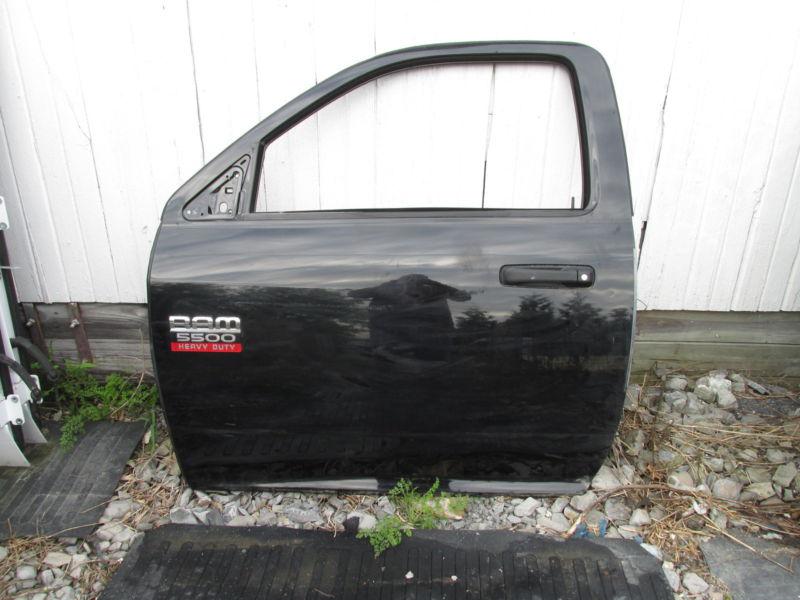 2010 and up manual black dodge driver door (oem)