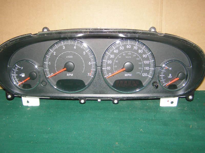 2004 2005 2006 chrysler sebring speedometer cluster   21k  convertible  sedan