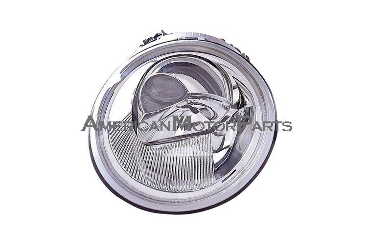 Driver replacement headlight halogen 98-05 volkswagen new beetle w/o turbo