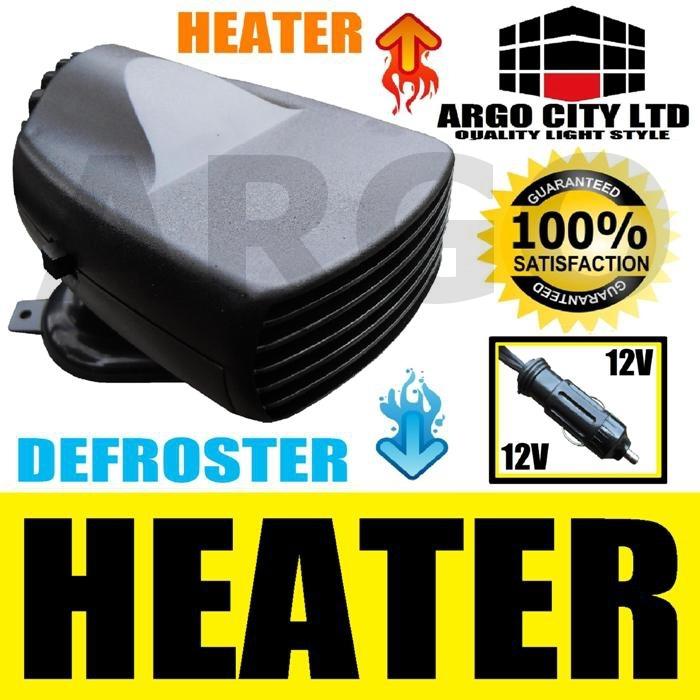 12v auto 2in1 fan heater cooler defroster demister car ceramic heating cooling