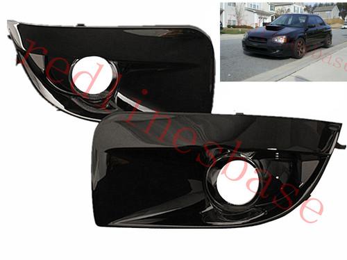 05-04 subaru painted black fog light cover kit fit : wrx / rs sedan 4dr.