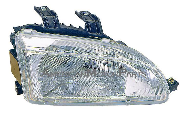 Right passenger side replacement headlight 92-95 honda civic - 33100sr3a01