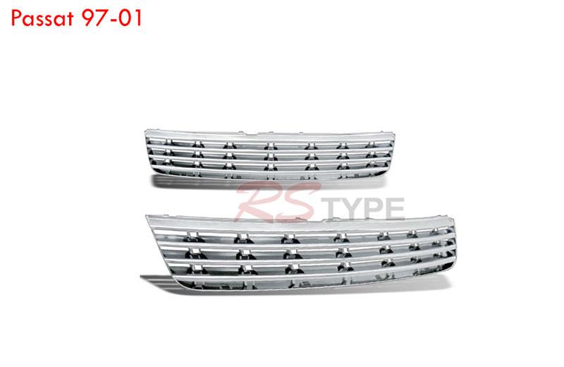 1997-2001 volkswagen passat  chrome abs front hood grill