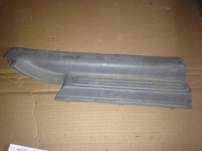 1997-2002 ford expedition passenger rear sill trim door trim charcoal