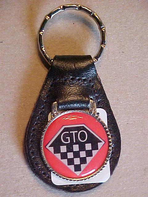 Pontiac gto leather back key chain