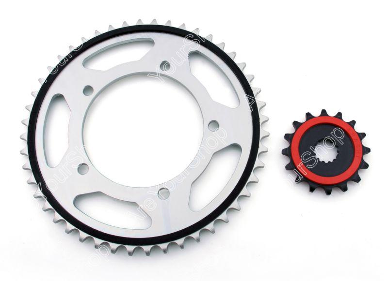 Front & rear sprocket for suzuki gsxr 600/750 2001-2005 16t 48t 525