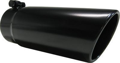 Mbrp exhaust tip 5" inlet bolt-on 7" outlet black t5127blk