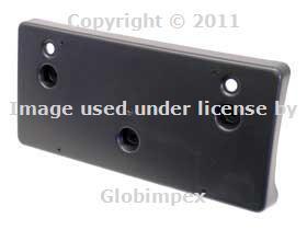 Vw new beetle (1998-01)license plate base front oem new + 1 year warranty