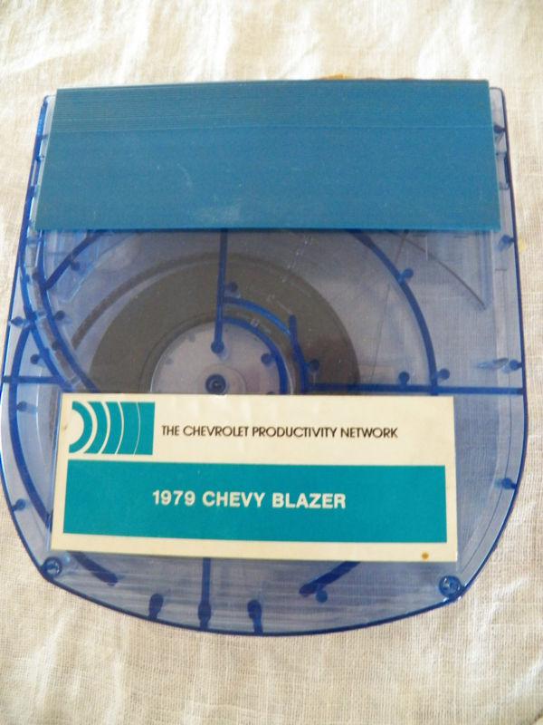 Vintage 1979 chevrolet blazer orig. technicolor 8mm film dealer cartridge chevy