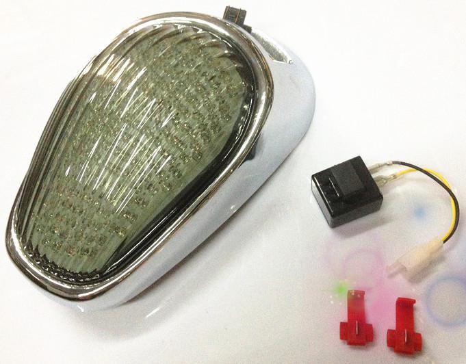 Smoke led tail light integrated turn signals vulcan vn 2000 vn2000 2005-2007