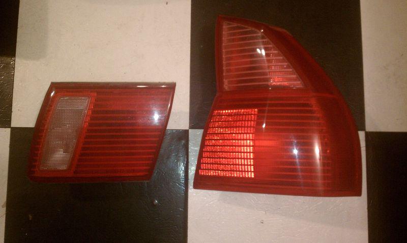 97 98 99 00 01 mitsubishi diamante right passenger outer & inner tail light 