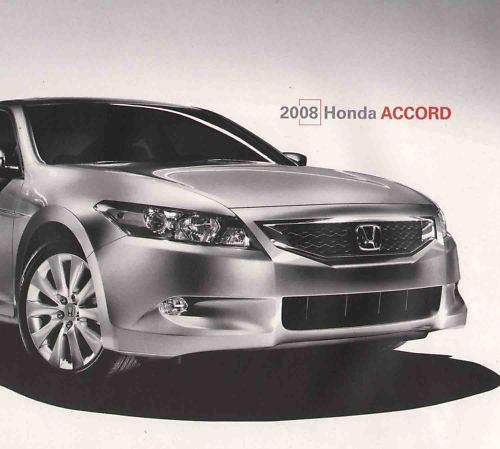 2008 honda accord coupe & sedan factory brochure