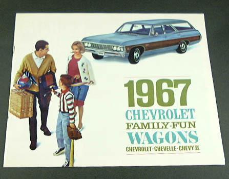 1967 67 chevrolet chevy station wagon brochure 