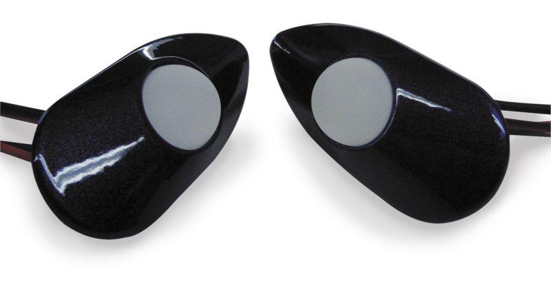 Greggs customs mirror cover signals - gloss black  gcscm091-gblk