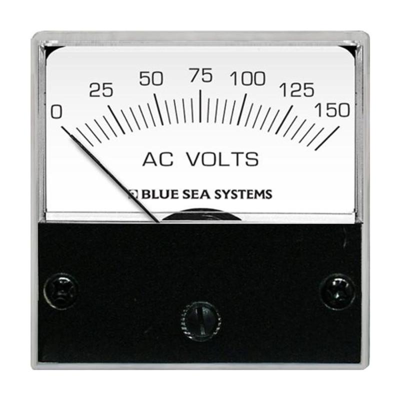 Blue sea 8244 ac analog micro voltmeter - 2" face, 0-150 volts ac