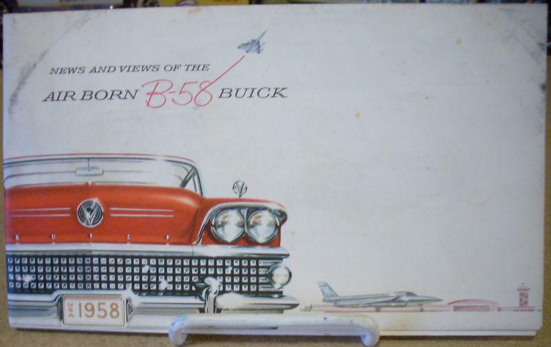 1958 58 buick limited roadmaster super century special b-58 sales folder catalog