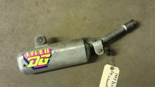 Yamaha yz 125 dg type 2 exhaust silencer-1987