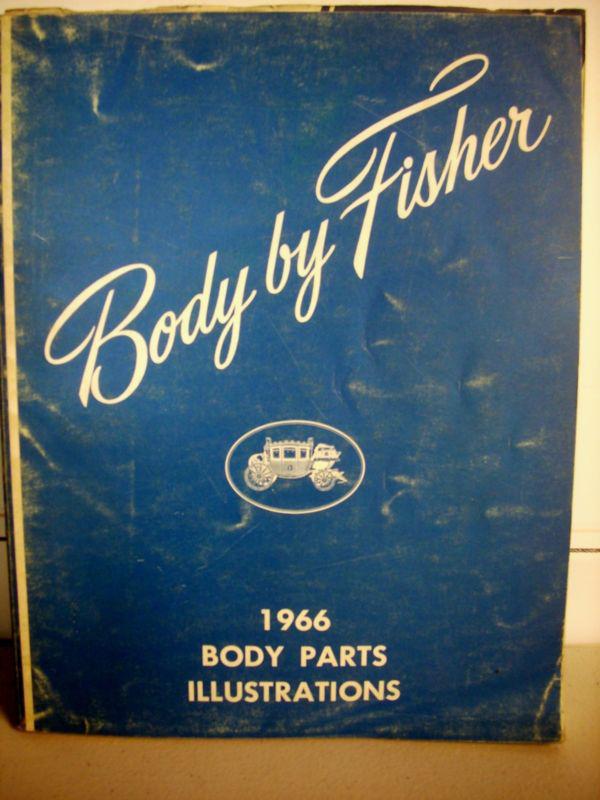 1966 fisher body parts illustrat chevrolet pontiac gto oldsmobile buick cadillac