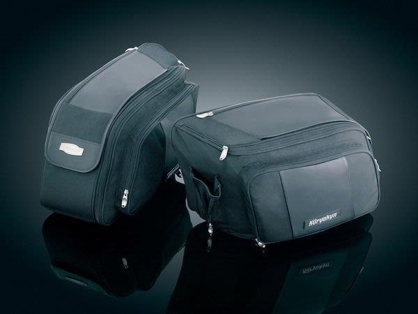 Kuryakyn 4171 granthrow-over saddlebags storage luggage for harley & motorcycles