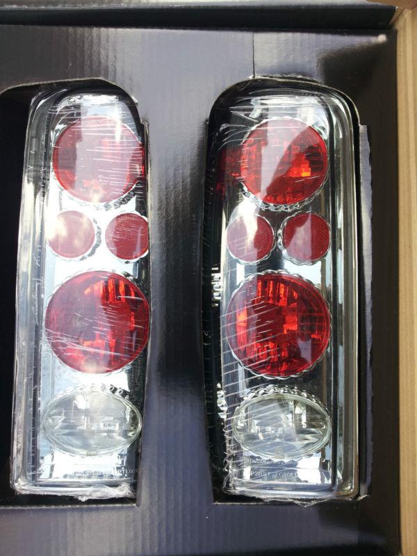 1997-2001 jeep cherokee xj tail lamps / smoked lens / inprocar 