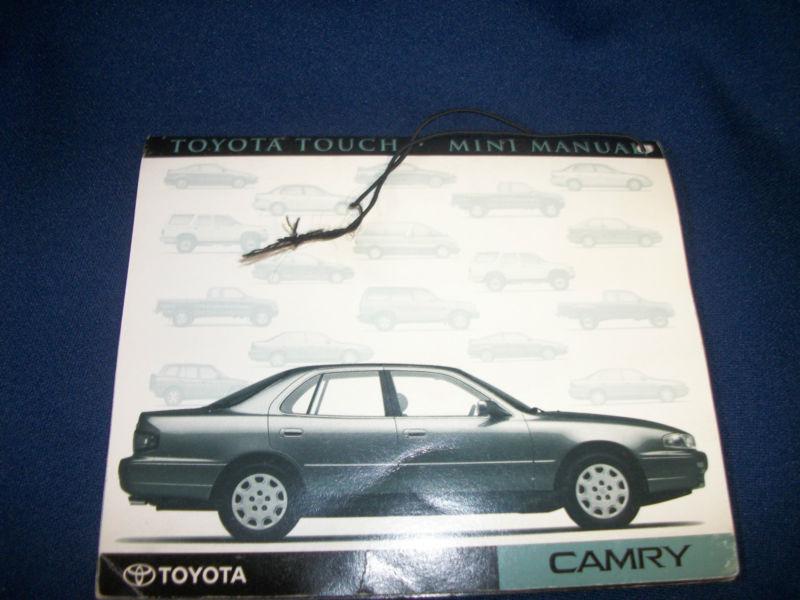 1995 toyota mini owners manual camry