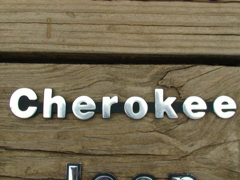 1987 jeep cherokee xj emblem/badge 84-96