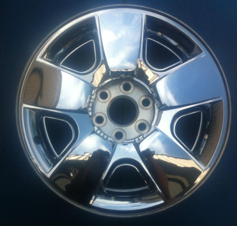 Suburban silverado avalanche tahoe 1500 pickup 20" factory wheel rim chrome